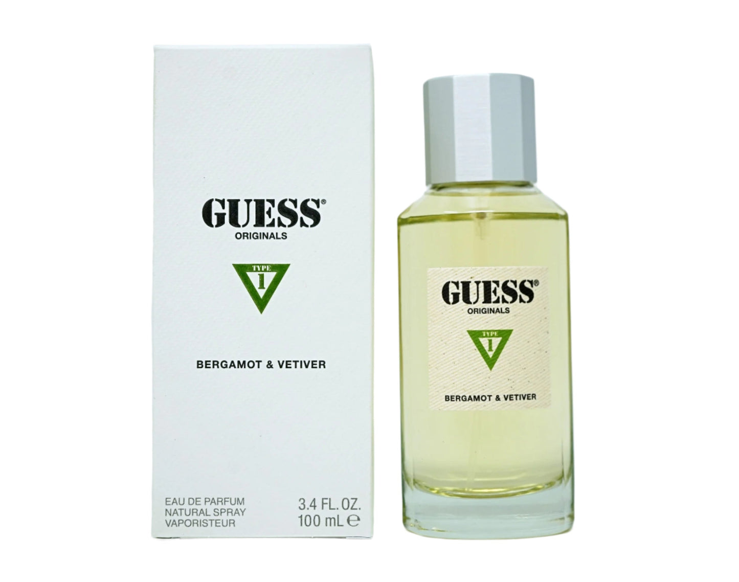 Guess Originals Type 1 Bergamot and Vetiver BY GUESS EDP Spray 3.4 FL.OZ