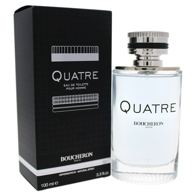 Quatre Boucheron Pour Homme Eau De Toilette Spray By Boucheron For Men 3.3 FL.OZ