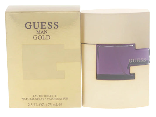 GUESS MAN GOLD BY GUESS For Men EDT Spray 2.5 FL.OZ